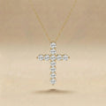 Classic Cross Diamond Necklace